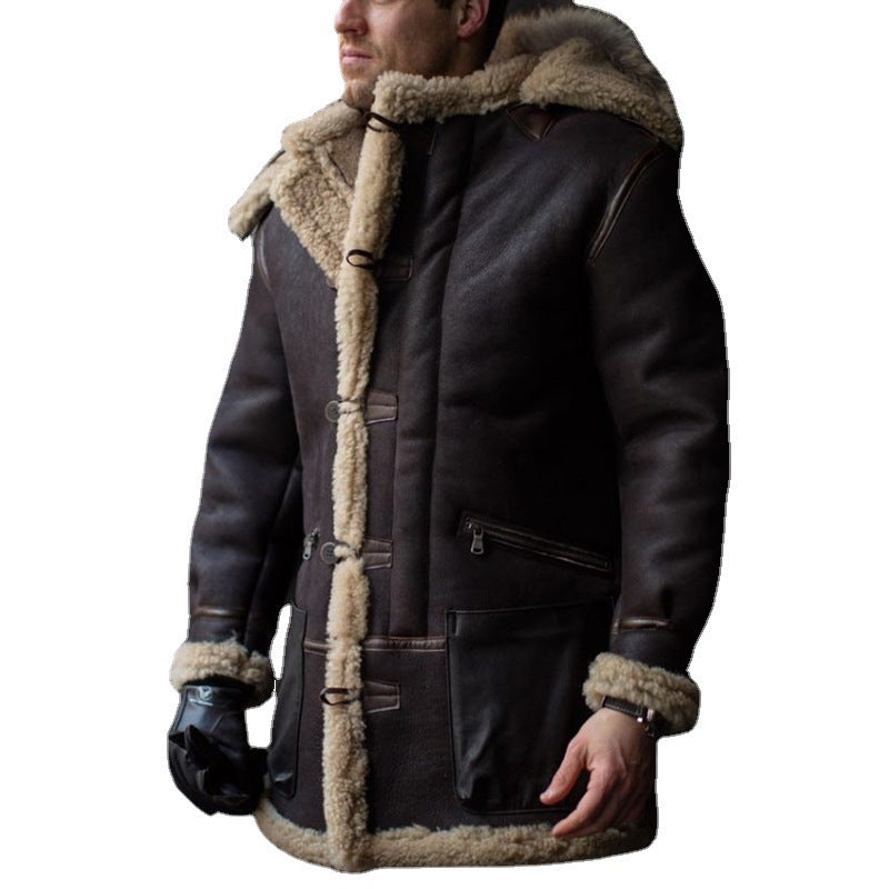 WW | Warme Winterparka mit Kragen für Herren
