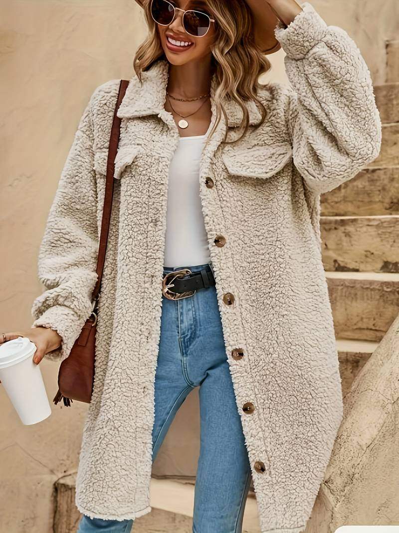 WW | Übergangsjacke Damen Sommer Chic Luftige Textur Perfekt für Kühlere Sommertage