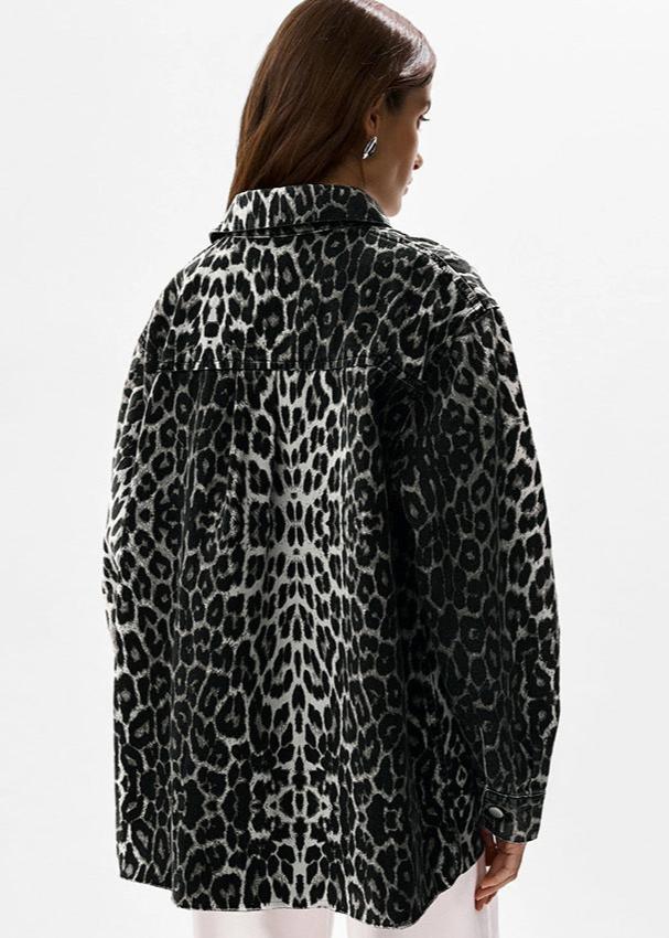 WW | Print Cotton Oversized Jacket