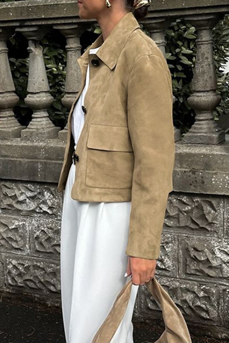 WW | Casual jacket with button-through shirt collar