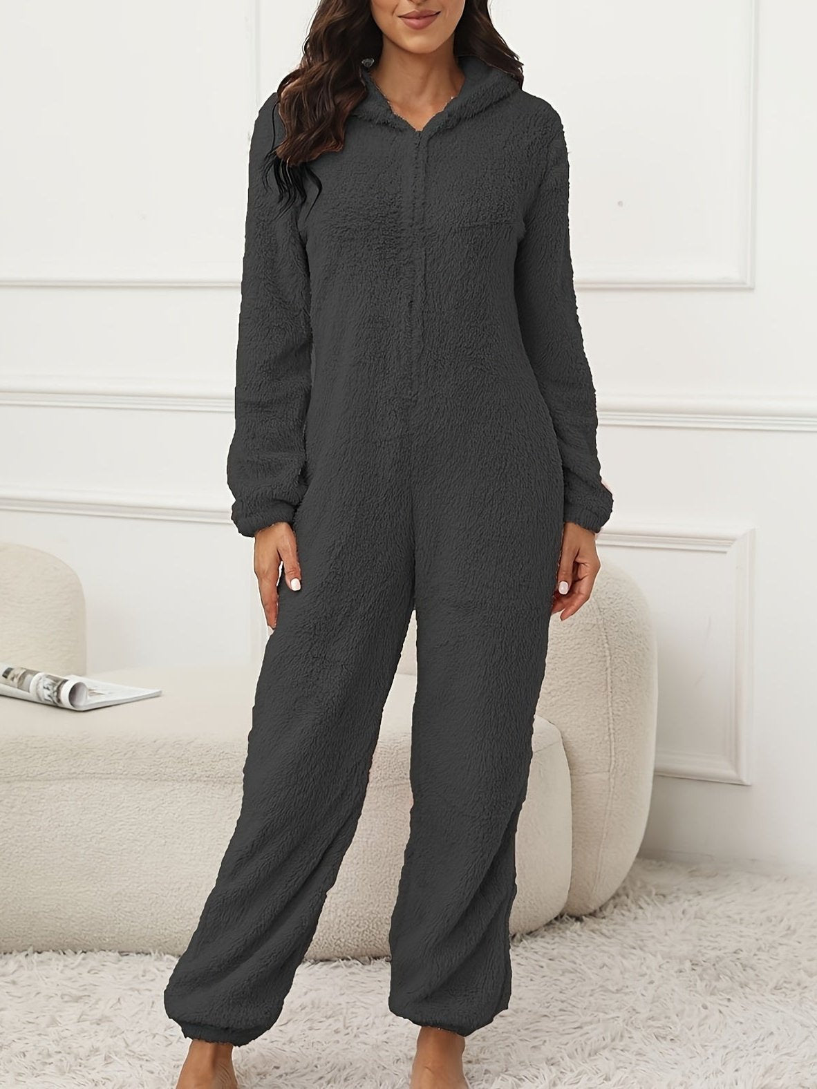 WW | Hooded Lounge Jumpsuit For Stylish Winter Comfort For Women