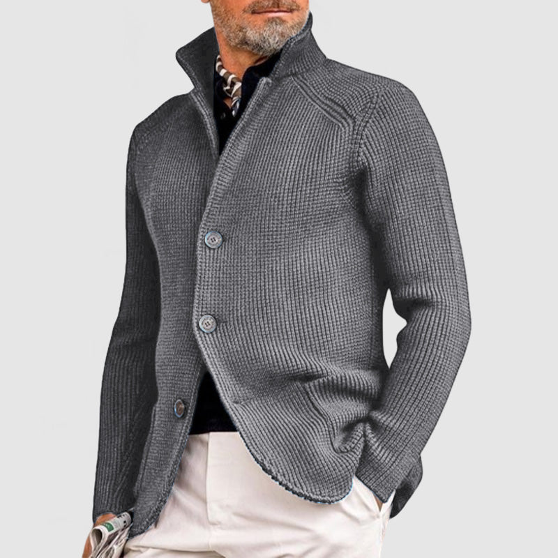 WW | Herren Freizeitjacke mit Knöpfen - Lange Ärmel