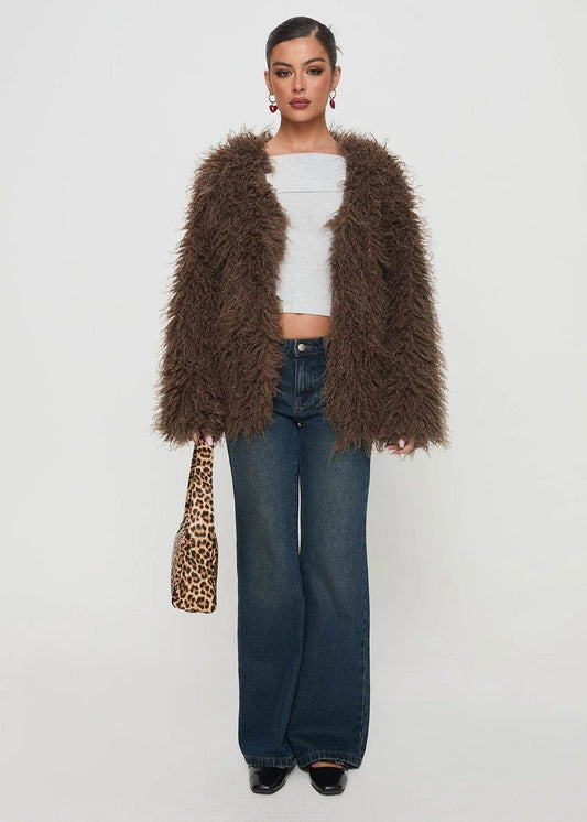 WW | Shaggy Faux Fur Jacket