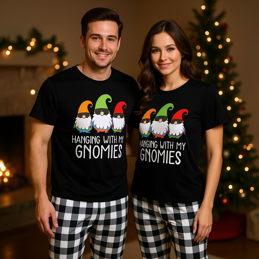 WW | Printed "Hanging with my Gnomies" Short Sleeve Pyjama Set