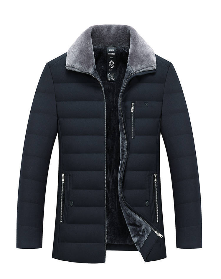 WW | Casual Men's Winter Coat with Collar