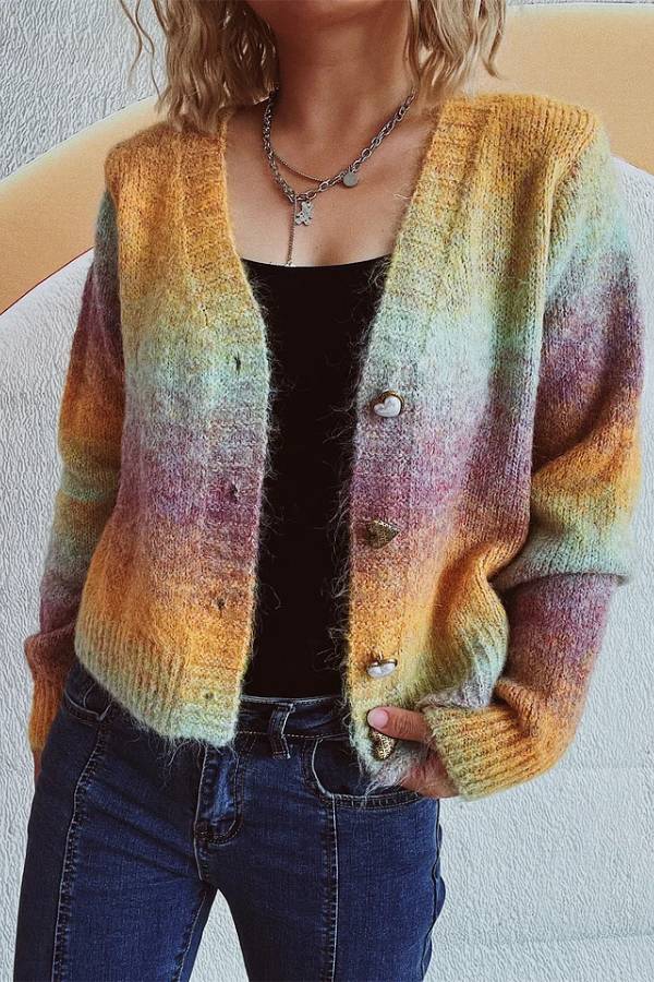 WW | Candy-Farbe Sweaterjacke