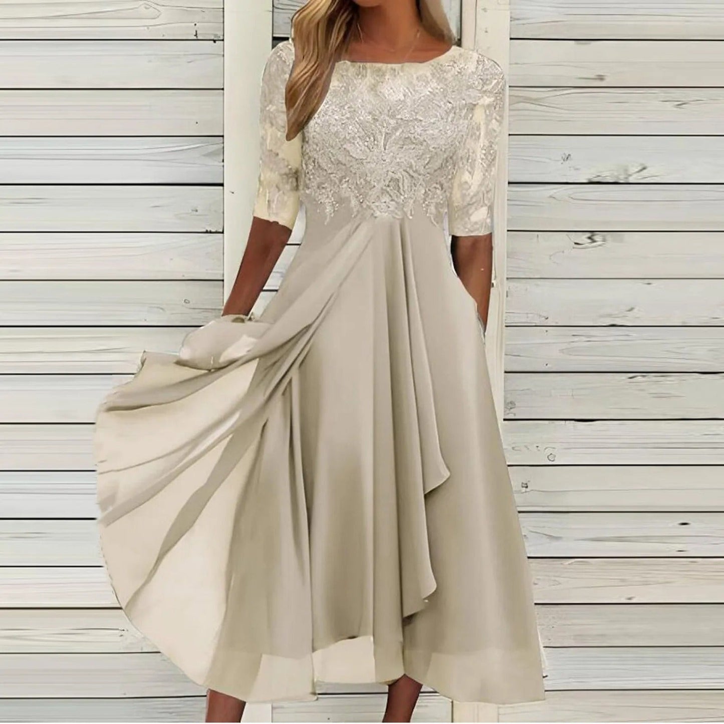 WW | Elegant Handmade Lace Dress