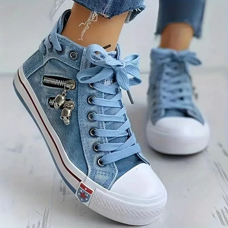 WW | Urban Sneaker Look mit Jeans und Reißverschluss