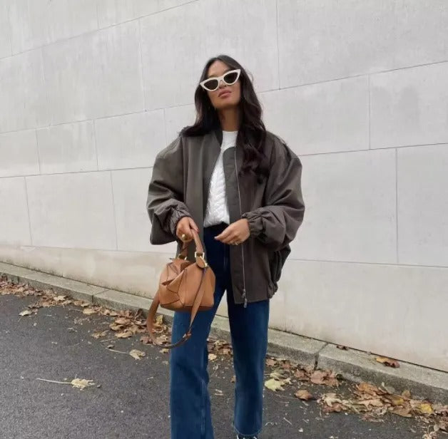 WW | Oversized Women's Bomber Jacket