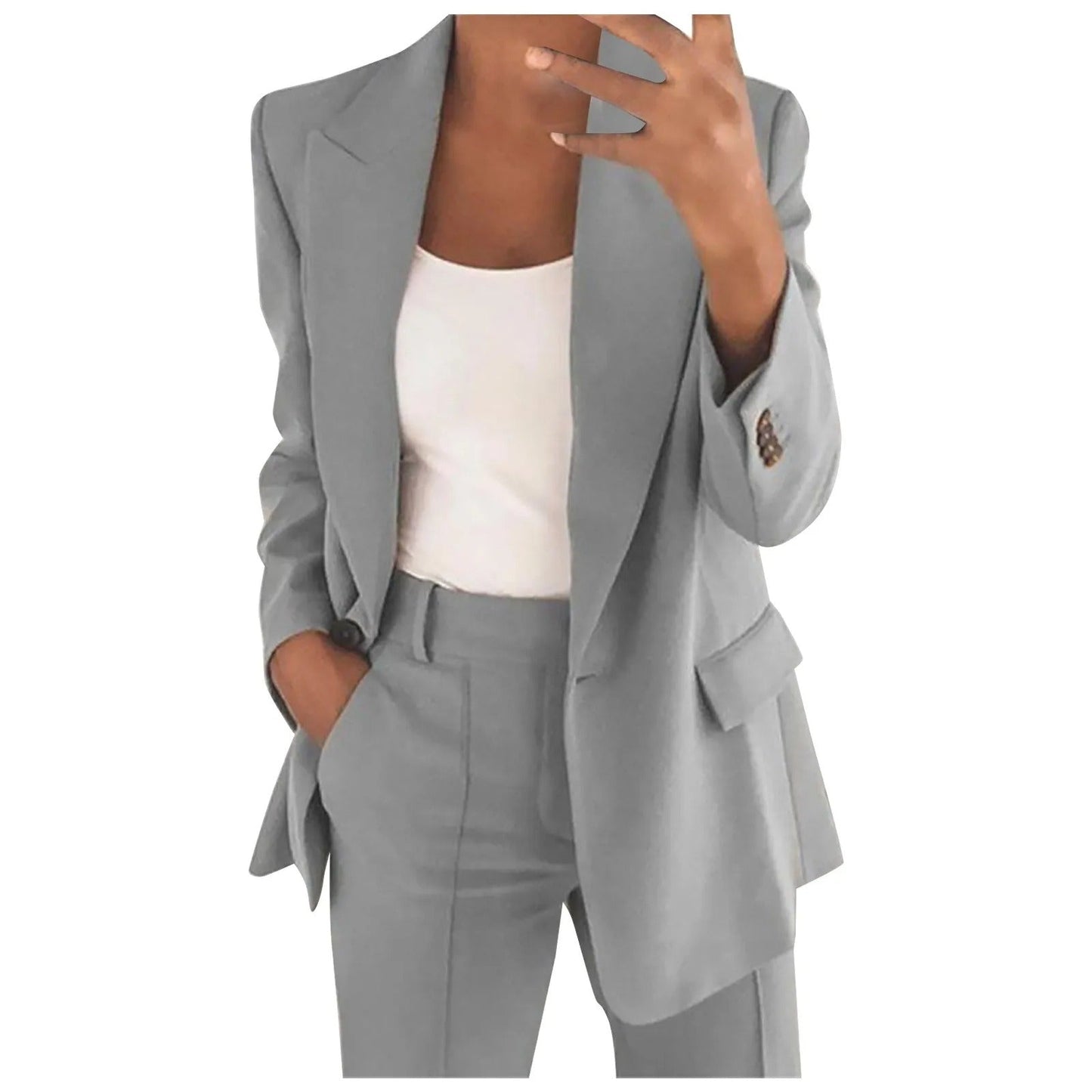 WW | Damen Business-Anzug - Oversized Blazer & Anzughose im modernen Office-Look