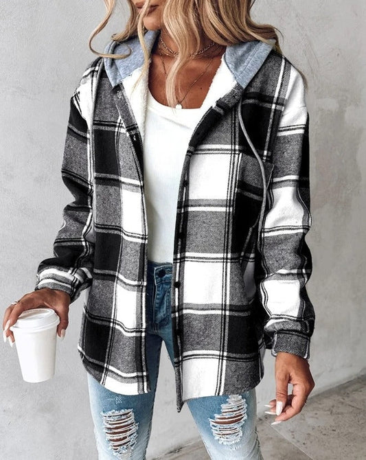 WW | Damen bedruckte Kapuzenjacke