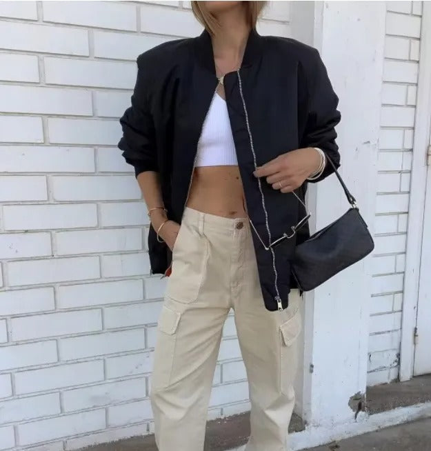 WW | Oversized Women's Bomber Jacket