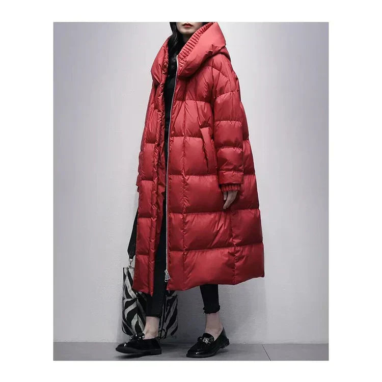 WW | Lange Jacke mit Daunenlage
