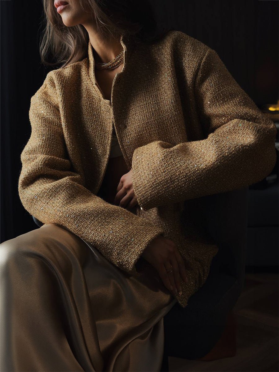 WW | Bouclé Wool Jacket - Textured Warmth - Relaxed Fit - Layering Essential