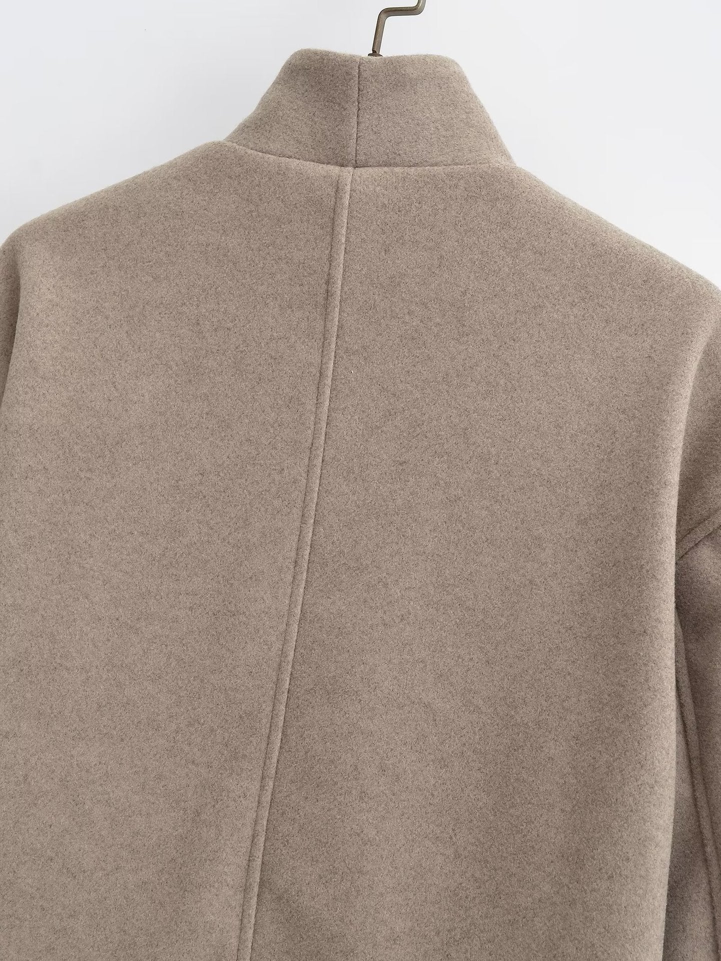 WW | Double Breasted Wool Blend Coat - Oversize - Timeless Elegance - Casual Chic