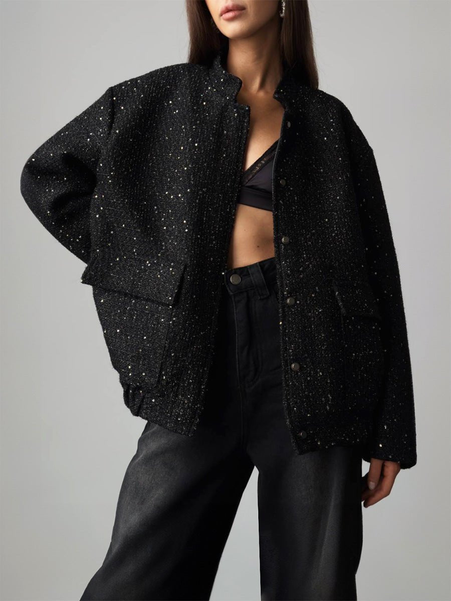 WW | Bouclé Wool Jacket - Textured Warmth - Relaxed Fit - Layering Essential