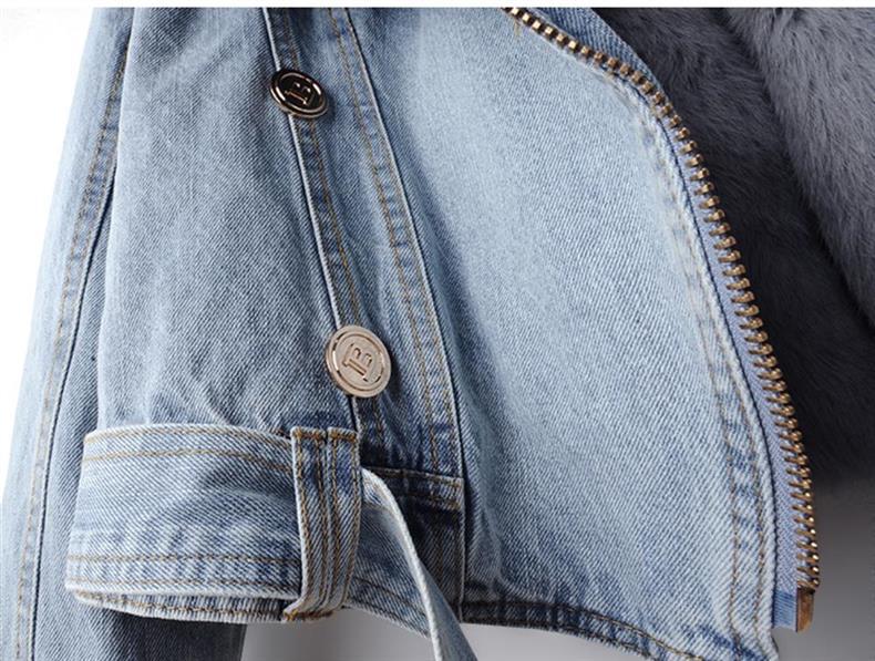 WW | Jeansjacke - Kunstpelzkragen & -manschetten - Winter-Chic - Lässige Schicht