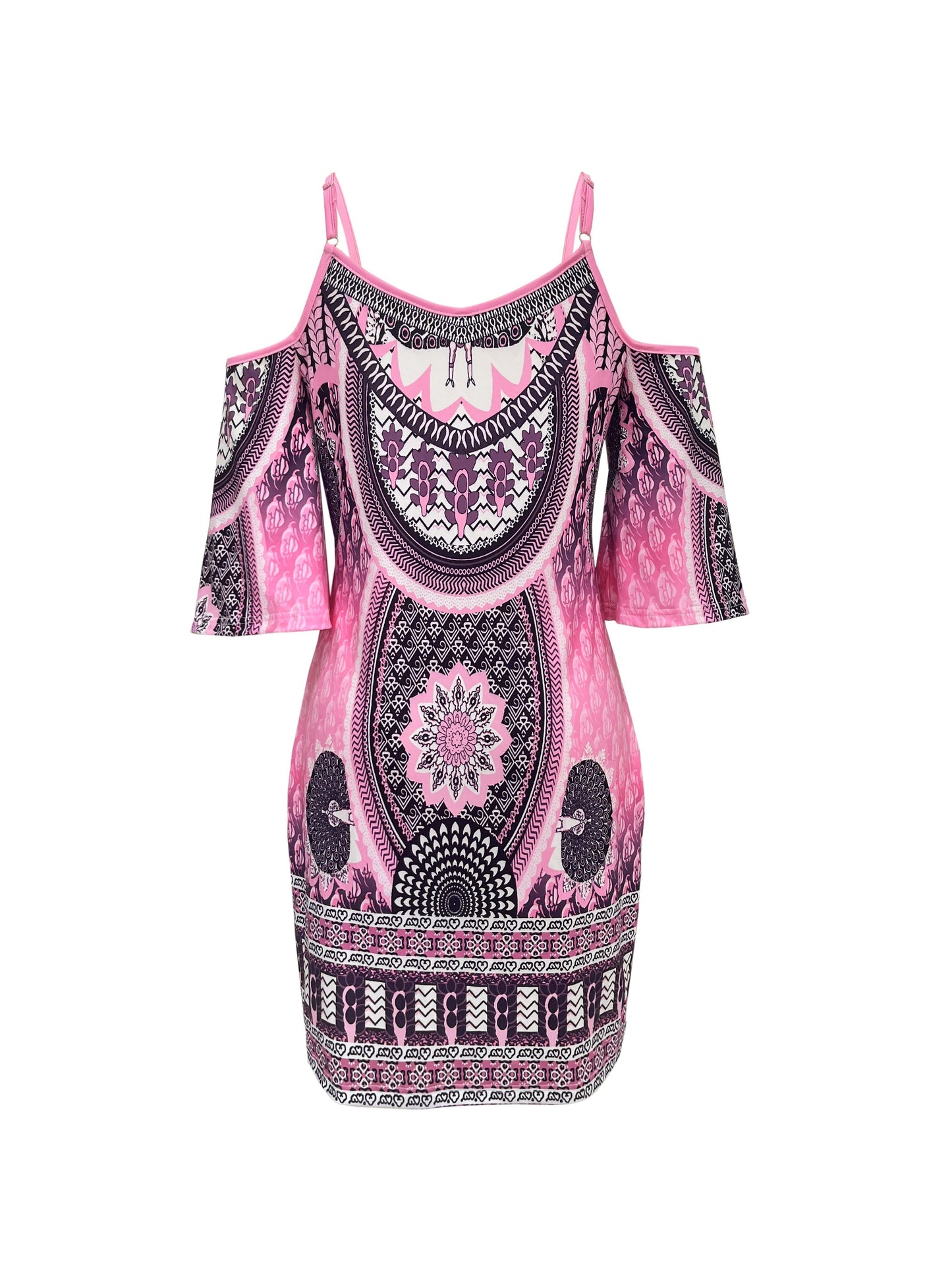 Ophelia | Boho Tunic Dress with Print