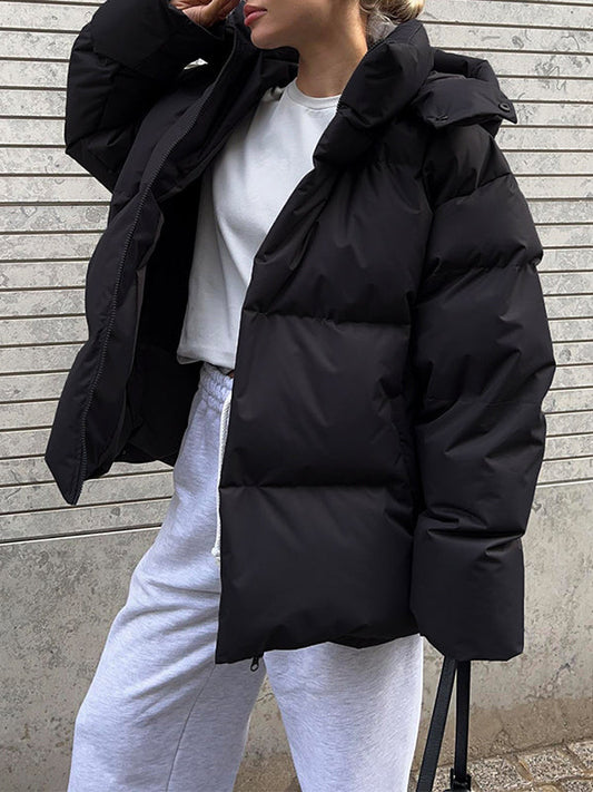 WW | Multicolor Kapuzenpufferjacke