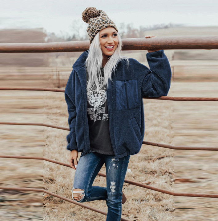 WW | Lockere und warme Jacke für Frauen