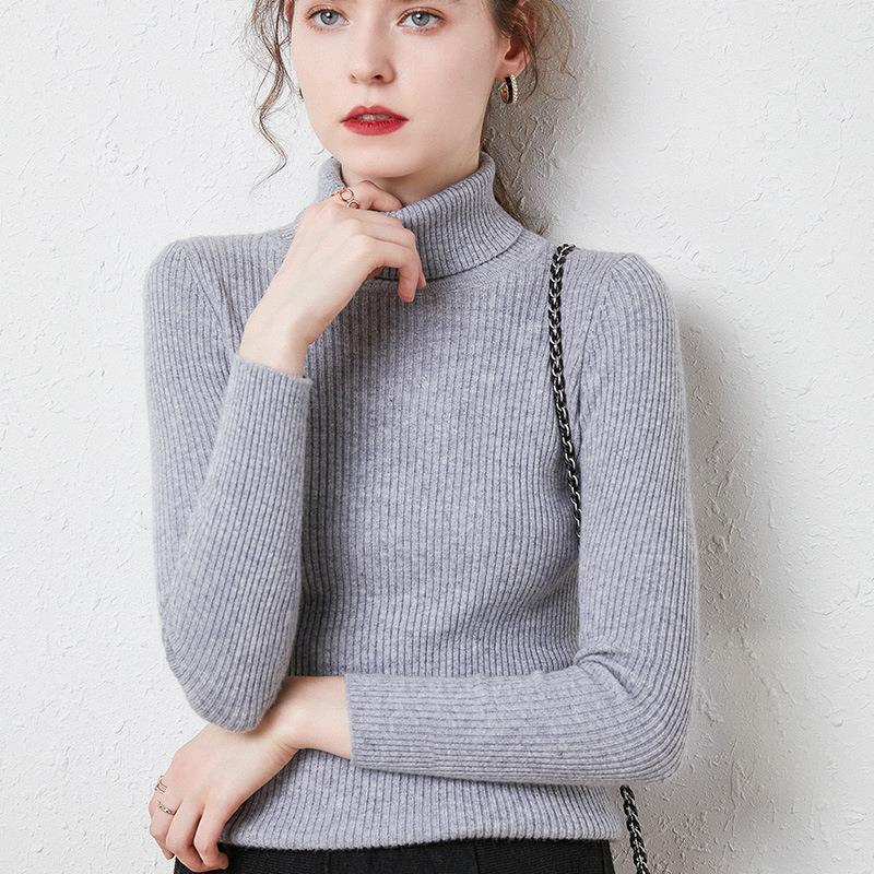 WW | Premium-Wollrollkragenpullover für Frauen