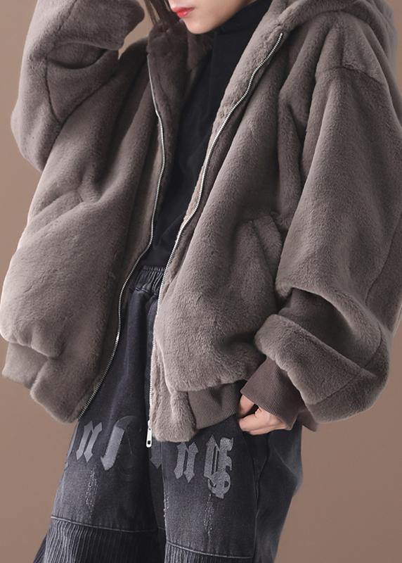 WW | Kapuzen Mode Wintermäntel Damen Blusen Khaki Midi Oberbekleidung
