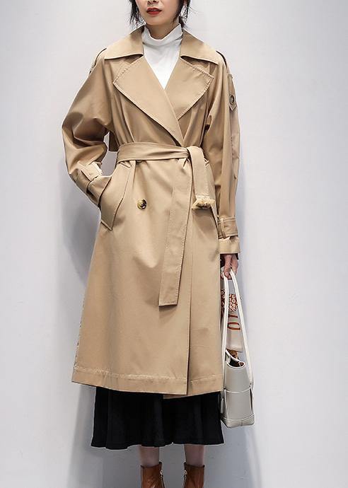 WW | khaki Plus Size Lange Mäntel Mode Ideen Mit Eingrifftaschen Jacken