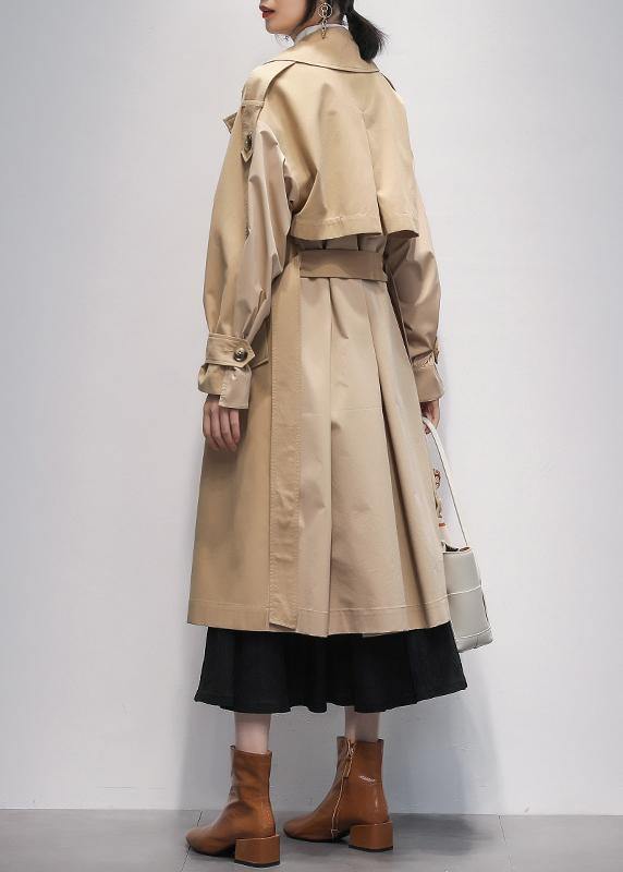 WW | khaki Plus Size Lange Mäntel Mode Ideen Mit Eingrifftaschen Jacken