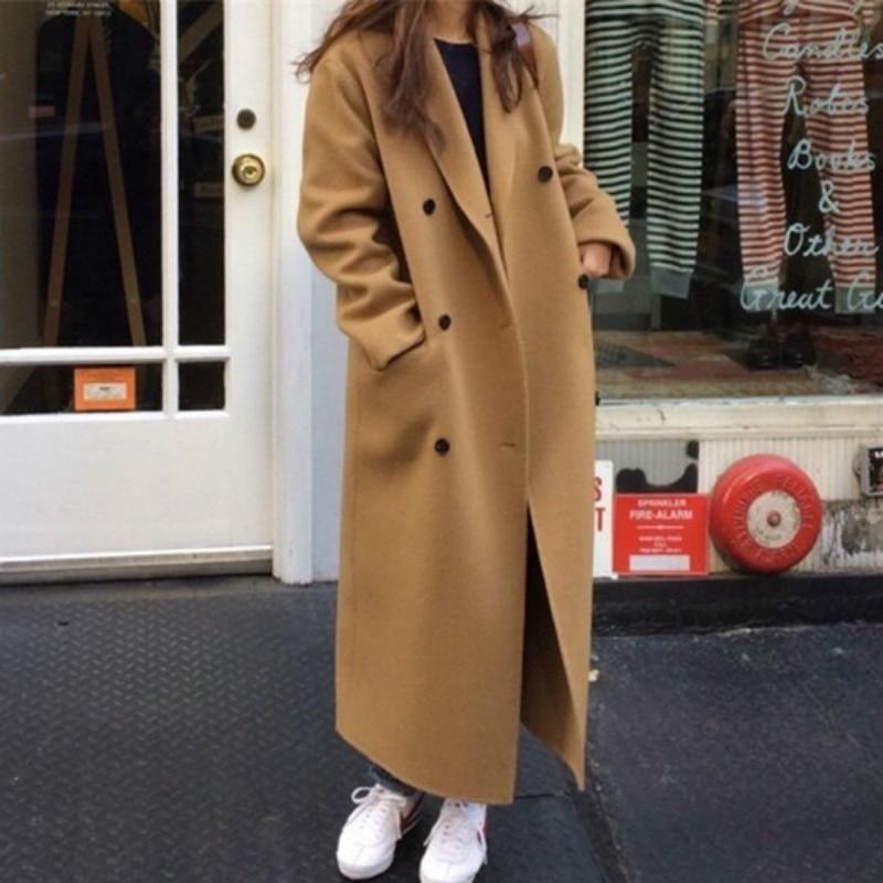 WW | Long, straight-cut women's coat