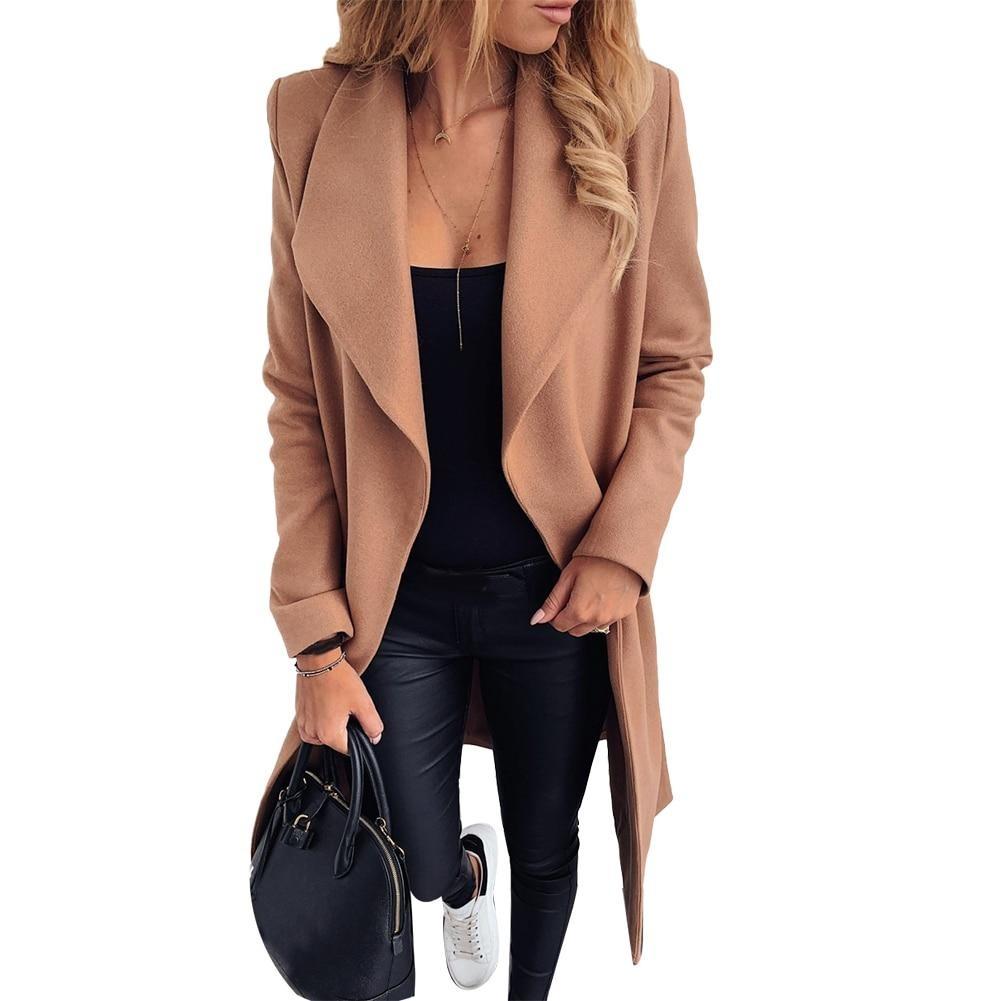 WW | Long, plain women's coat