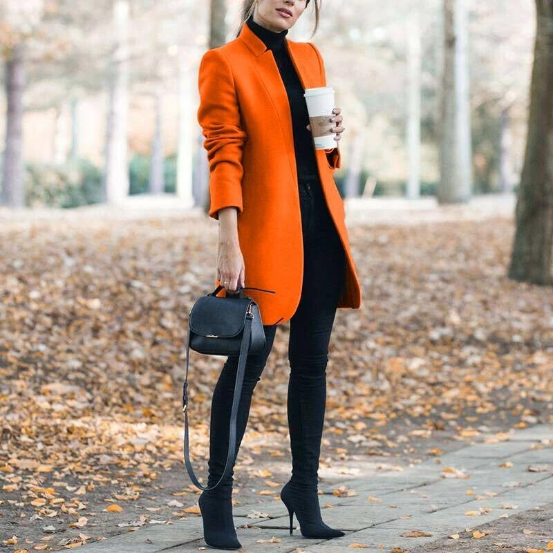 WW | Long Retro Coat for Women