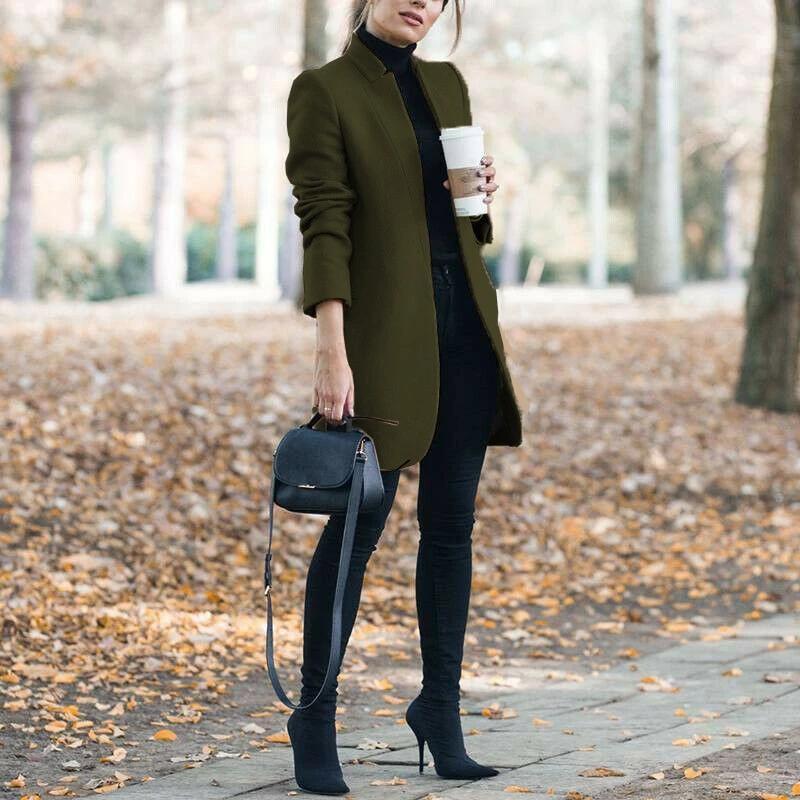 WW | Long Retro Coat for Women