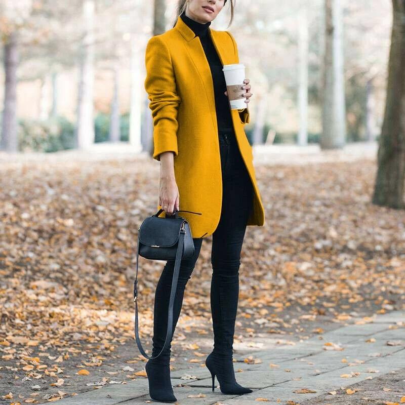 WW | Long Retro Coat for Women