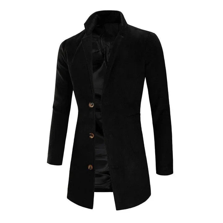 WW | long men's coat with a tailored fit