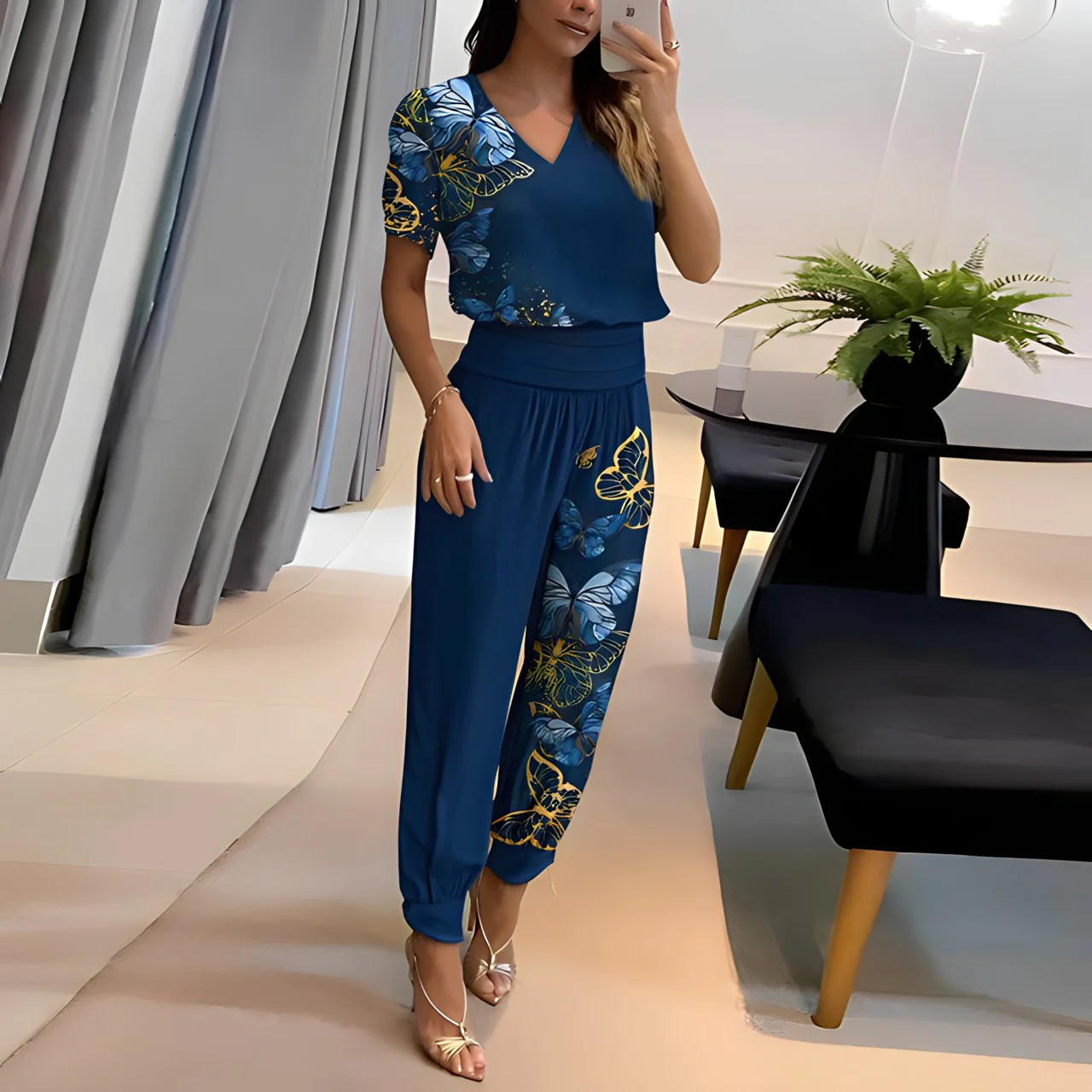WW | Elegantes Blusen- und Hosen-Set für Damen | Stilvolles und Bequemes Outfit