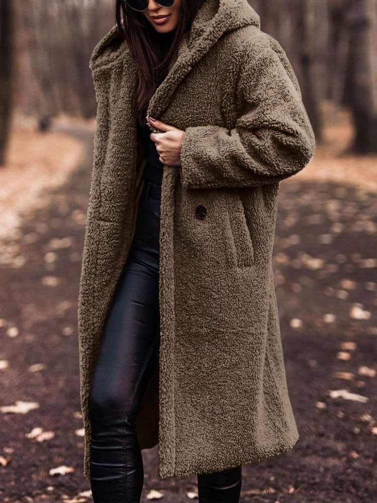 WW | Coat Coat Damen Übergroß Fit Modische Wahl für Den Herbst