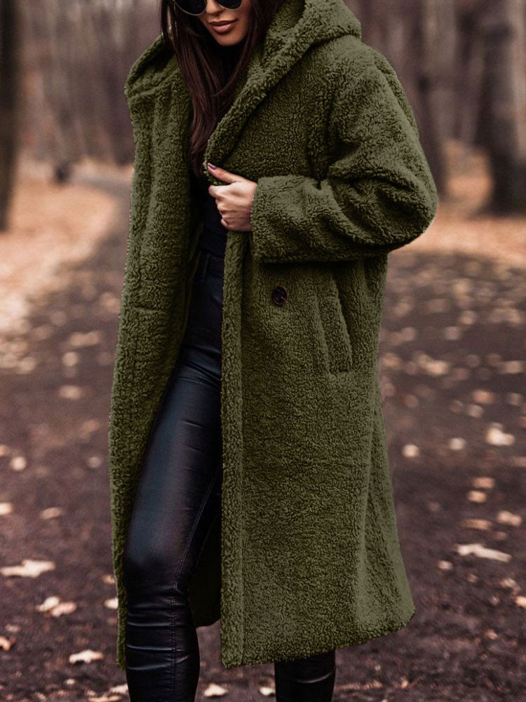 WW | Coat Coat Damen Übergroß Fit Modische Wahl für Den Herbst
