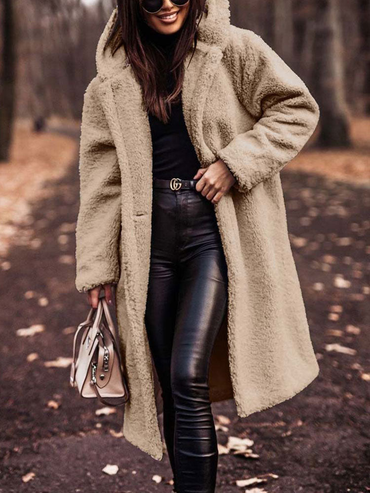 WW | Coat Coat Damen Übergroß Fit Modische Wahl für Den Herbst