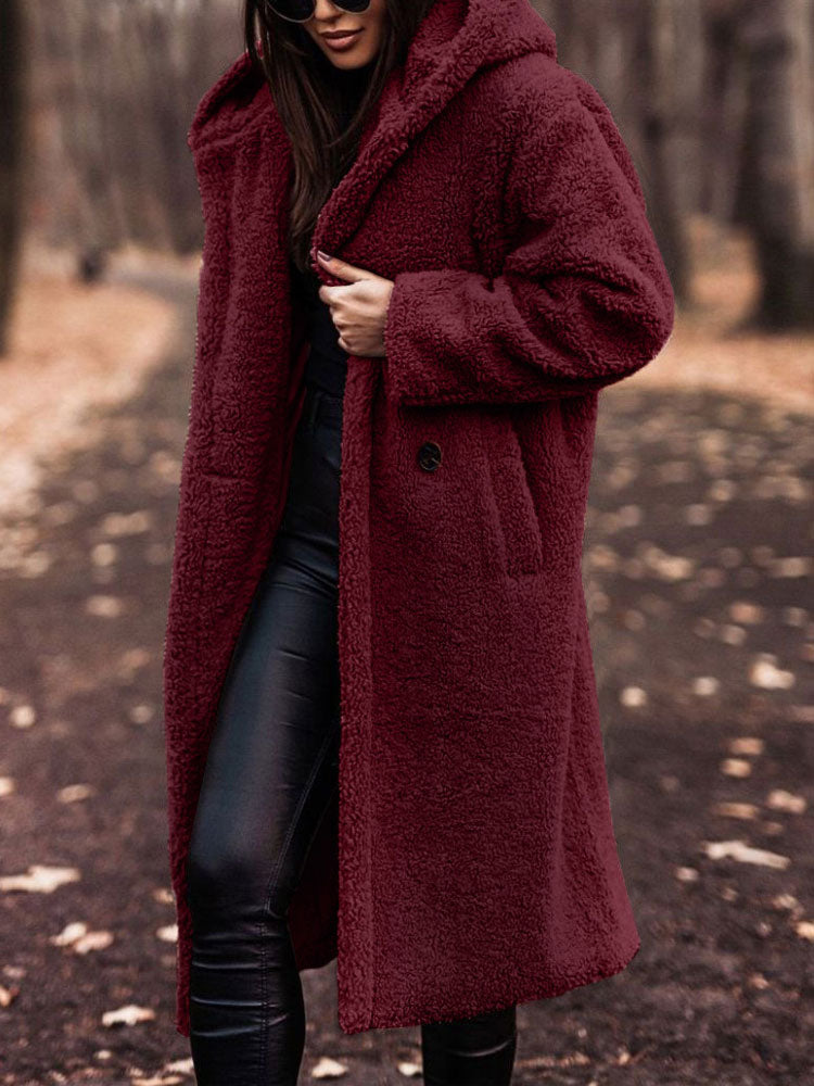 WW | Coat Coat Damen Übergroß Fit Modische Wahl für Den Herbst