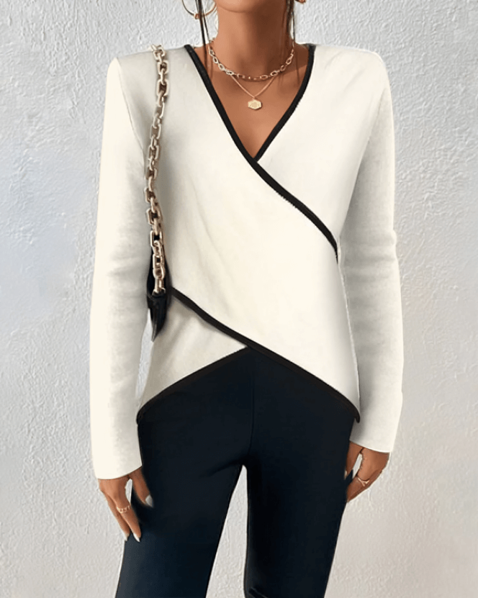 WW | Eleganter und stilvoller Langarmpullover für Frauen