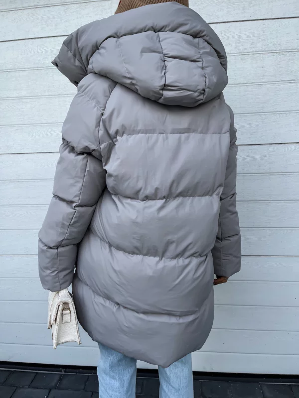 WW | Thick and warm jacket with high collar
