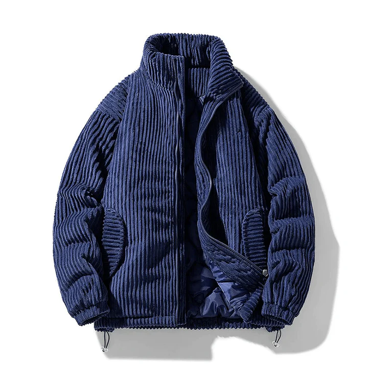 WW | Elegant, Warm Corduroy Baseball Jacket