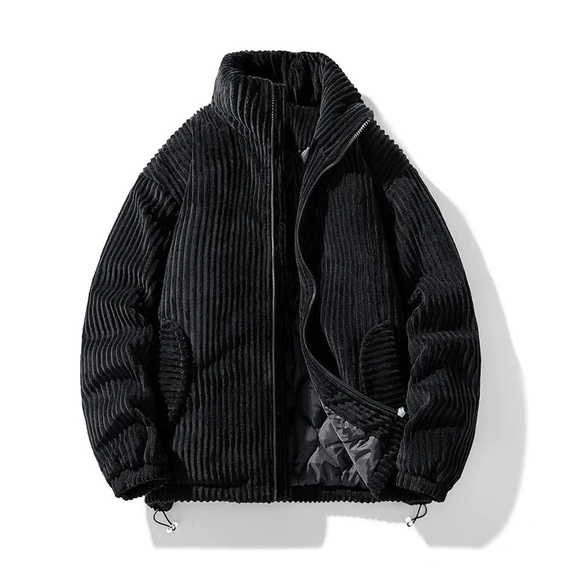 WW | Elegant, Warm Corduroy Baseball Jacket