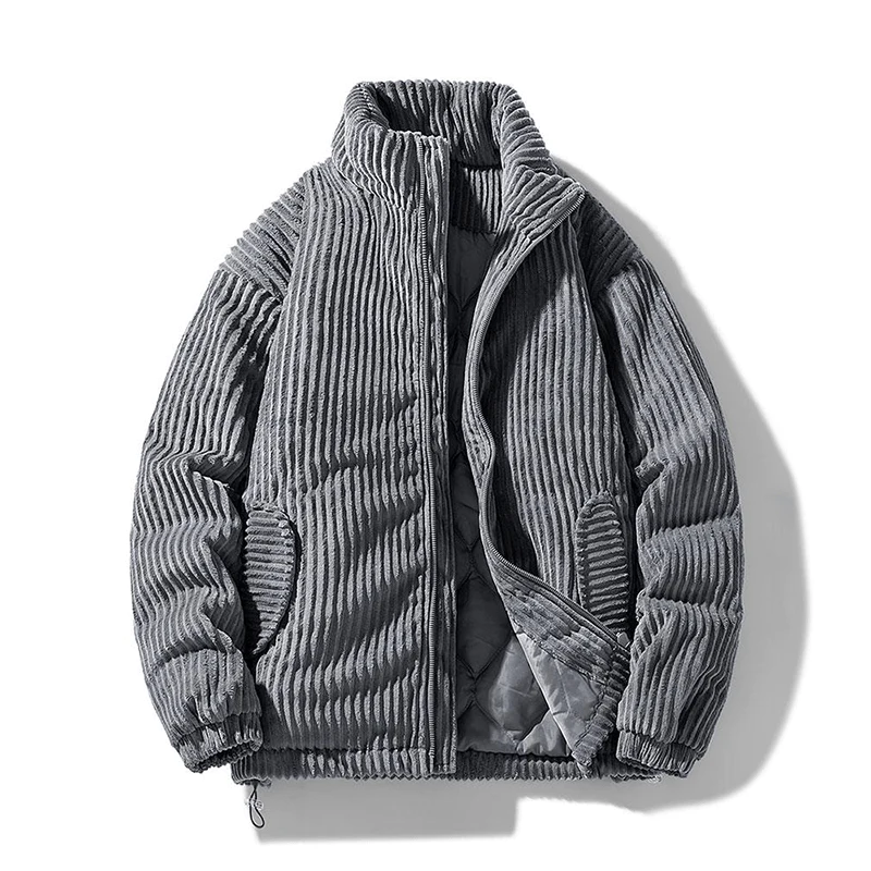 WW | Elegant, Warm Corduroy Baseball Jacket