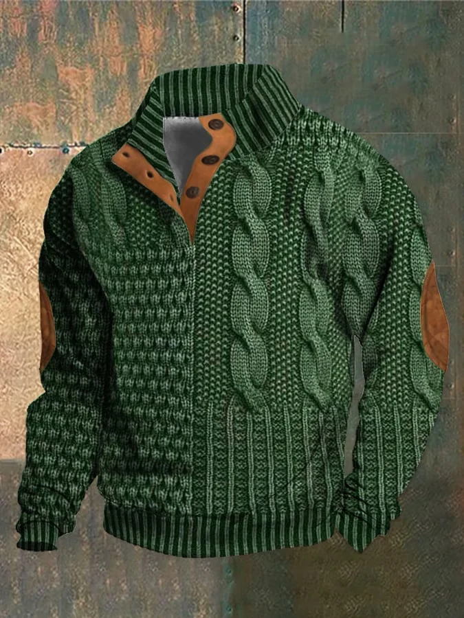 WW | Herren-Retro-Kaschmir-Rollkragenpullover mit hohem Kragen