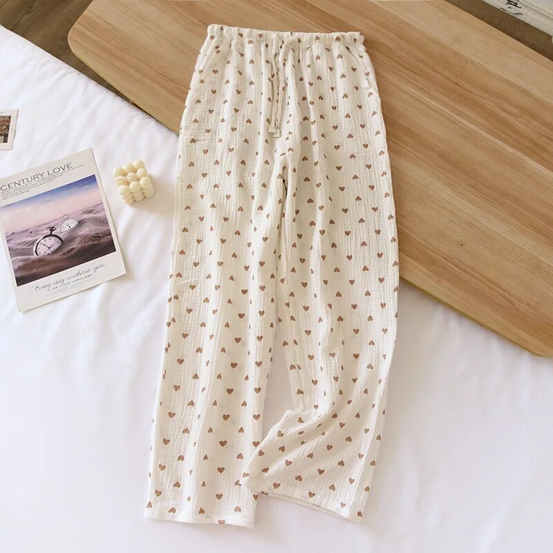 WW - Geblümte Pyjamahose