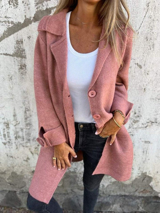 WW | Button-Up Cardigan Mantel - Oversized Fit - Gemütlich & Schick - Lässiges Schichten