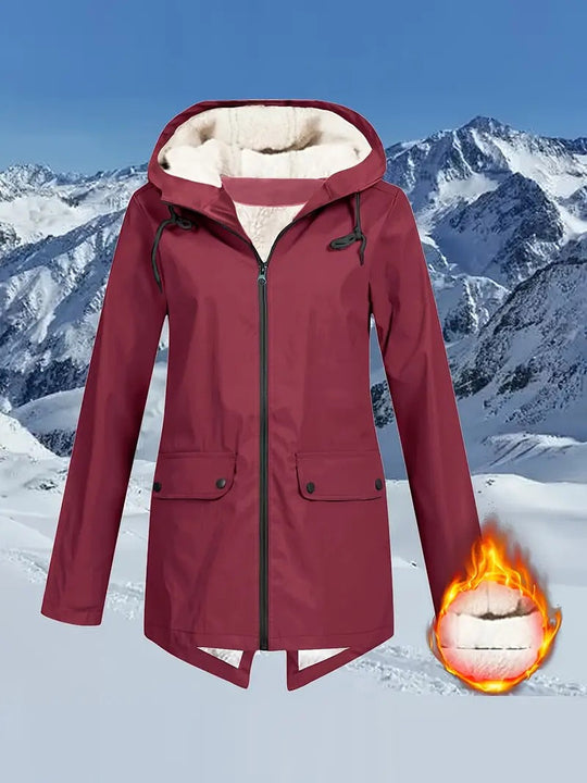 WW | Wasserabweisende Jacke mit verstellbarem Kordelzug