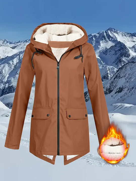 WW | Wasserabweisende Jacke mit verstellbarem Kordelzug