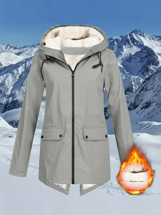 WW | Wasserabweisende Jacke mit verstellbarem Kordelzug